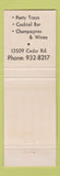 Matchbook Cover - Solomon's Restaurant Deli South Euclid OH