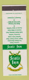 Matchbook Cover - Scot's Inn Columbus Springfield Lima Piqua OH