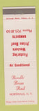 Matchbook Cover - Bendls' Brass Rail Northville NY