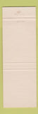 Matchbook Cover - Bendls' Brass Rail Northville NY