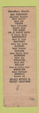Matchbook Cover - Hotel San Carlos Monterey CA
