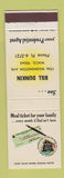 Matchbook Cover - Prudential Insurance Bill Dunkin Waco TX