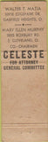 Matchbook Cover - Frank Celeste Attorney General democrat Cleveland OH