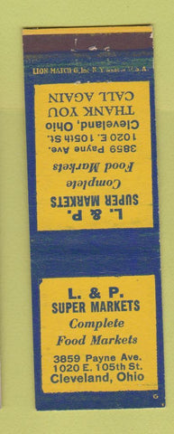 Matchbook Cover - L&P Super Markets Grocery Cleveland OH