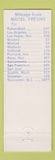Matchbook Cover - Fresno Motel Fresno CA girlie