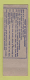Matchbook Cover - Marco's Hotel Sausalito CA Marco Melovich
