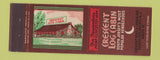 Matchbook Cover - Crescent Lob Cabin Gloucester Heights NJ