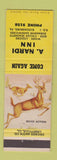 Matchbook Cover - A Nardi Inn Bloomsburg PA