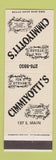 Matchbook Cover - Cimmiyotti's Restaurant Pendleton OR