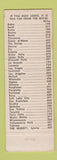 Matchbook Cover - Royal Restaurant Boise ID