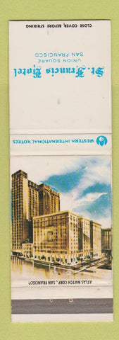 Matchbook Cover - St Francis Hotel San Francisco CA