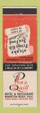 Matchbook Cover - Pen & Quill Hotel Restaurant Manhattan Beach CA