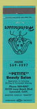 Matchbook Cover - Petite Beauty Salon Lynwood CA