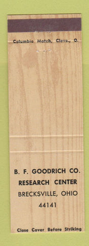 Matchbook Cover - BF Goodrich Research Center Brecksville OH