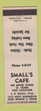 Matchbook Cover - Small's Cafe Fort Worth TX