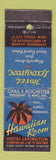 Matchbook Cover - Hotel Lexington Hawaiian Room New York City WEAR