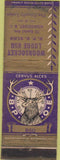 Matchbook Cover - Elks Lodge Woonsocket RI
