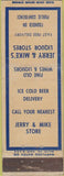 Matchbook Cover - Jerry Mikes Liquor Houston TX?