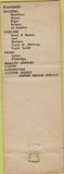 Matchbook Cover - Payne's Diamond Jeweler Bradenton FL WEAR