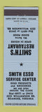 Matchbook Cover - Esso oil gas Smith's Roanoke VA