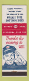 Matchbook Cover - Esso oil gas Eddie Dimelows York PA