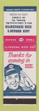 Matchbook Cover - Esso oil gas Jack Morgan's Norfolk VA