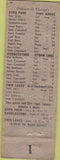 Matchbook Cover - Green Ballroom Ft Dodge Storm Lake IA POOR