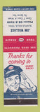 Matchbook Cover - Esso oil gas Jim Wallace Bumpus Mills TN