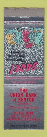 Matchbook Cover - Union Bank of Benton AR