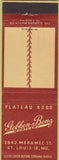 Matchbook Cover - Gebken Benz Mortuary St Louis MO