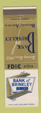 Matchbook Cover - Bank of Brinkley AR