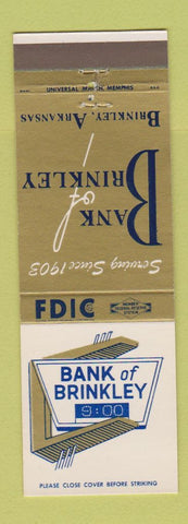 Matchbook Cover - Bank of Brinkley AR
