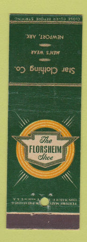 Matchbook Cover - Florsheim Shoes Star Clothing Newport AR feature