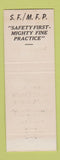 Matchbook Cover - Carbide Texas City TX plant