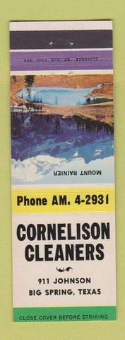 Matchbook Cover - Cornelison Cleaners Big Spring TX
