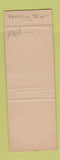 Matchbook Cover - Rice Hotel Houston TX
