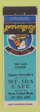 Matchbook Cover - Mount Ida Cafe AR