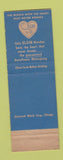 Matchbook Cover - Elgin Watches B and J Jewelers Pine Bluff AR