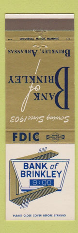 Matchbook Cover - Bank of Brinkley AR