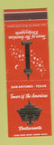 Matchbook Cover - Tower of the Americas Restaurant San Antonio TX