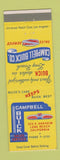 Matchbook Cover - Campbell Buick Long Beach CA