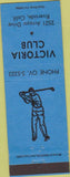 Matchbook Cover - Victoria Club Gold Riverside CA