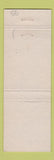 Matchbook Cover - Jefferson Hotel Watkins Glen NY