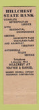 Matchbook Cover - Hillcrest State Bank Dallas TX