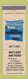 Matchbook Cover - Mac's Bait and Tackle Corpus Christi TX