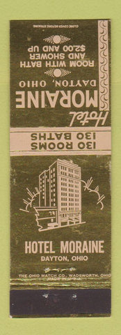 Matchbook Cover - Hotel Moraine Dayton OH