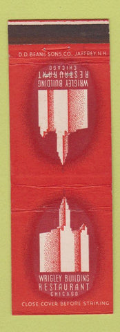 Matchbook Cover - Wrigley Building Restaurant Chicago IL