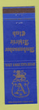 Matchbook Cover - Ambassador Athletic Club Salt Lake City UT