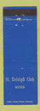 Matchbook Cover - St Botolph Club Boston MA DD Bean