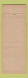 Matchbook Cover - St Botolph Club Boston MA DD Bean